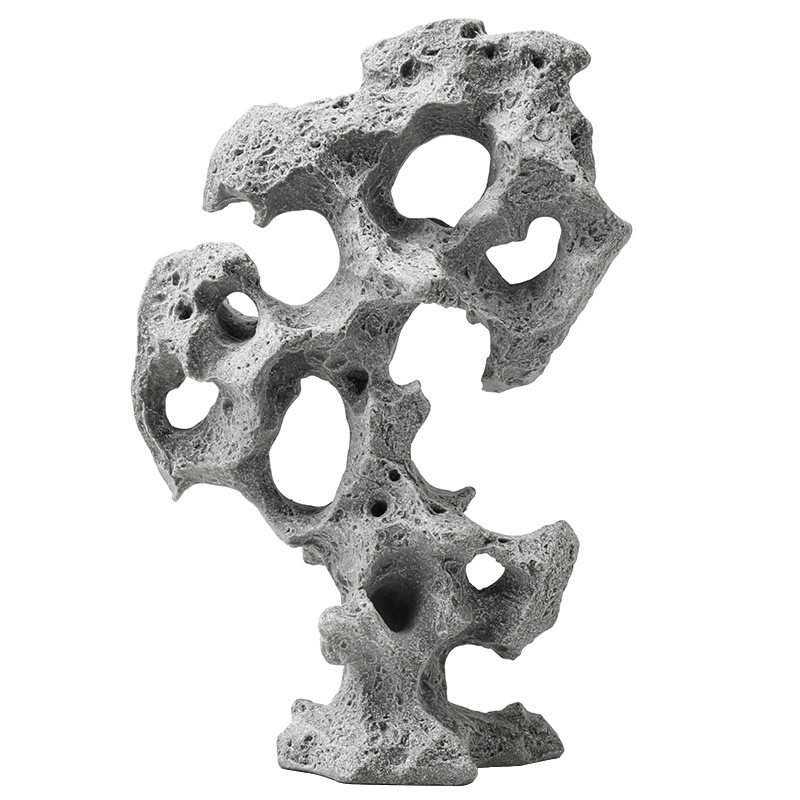 跨境鱼缸仿真假山造景套餐太湖石盆景生态庭院微景观布景躲避屋,淘宝优惠券,粉丝福利购,淘宝优惠卷