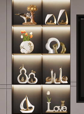 轻奢高级感装饰品摆件