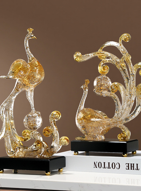 创意凤凰于飞高级感工艺品摆件