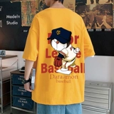 Хлопковая футболка с коротким рукавом