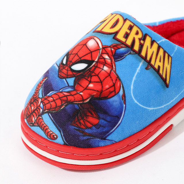 Disney children's cotton slippers spiderman