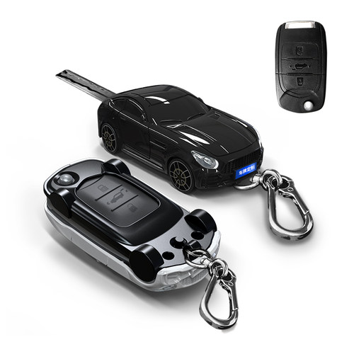 适用于五菱宏光mini车模钥匙套定制车牌马卡龙迷你跑车外观钥匙扣 - 图0