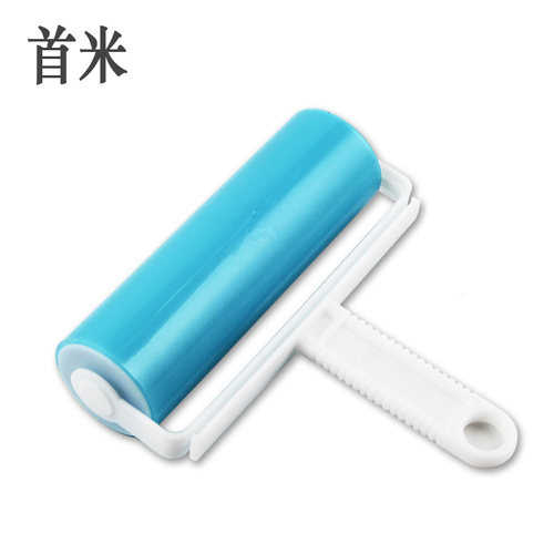 可水洗粘毛器粘毛滚筒粘尘纸滚刷吸衣服除尘器非可撕式衣物沾毛刷 - 图1