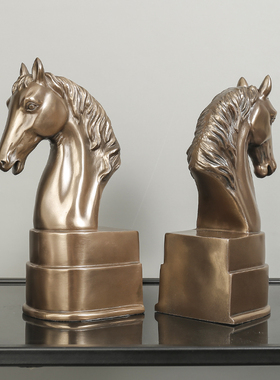 欧式复古怀旧书挡书靠桌面摆设