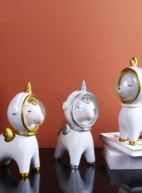 太空人治愈系动物小摆件送同学女