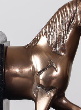 麋鹿摆件创意办公室欧式风书档