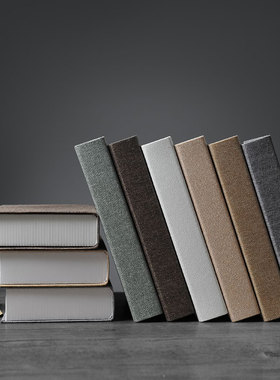 新中式风麻布售楼处大堂仿真书