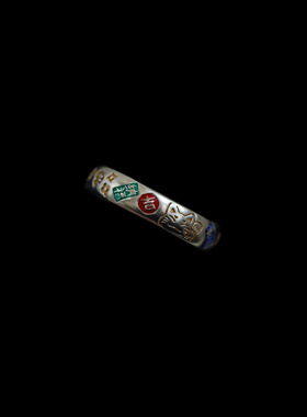 古着vintage珐琅活口戒指