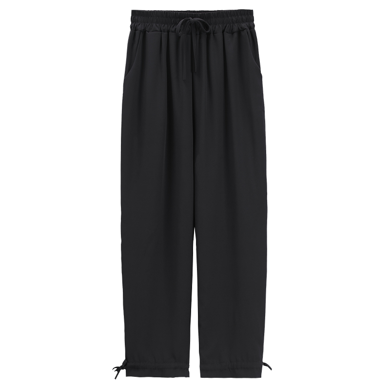 云朵束脚裤阔腿裤女高腰垂感运动裤 慕兔休闲裤