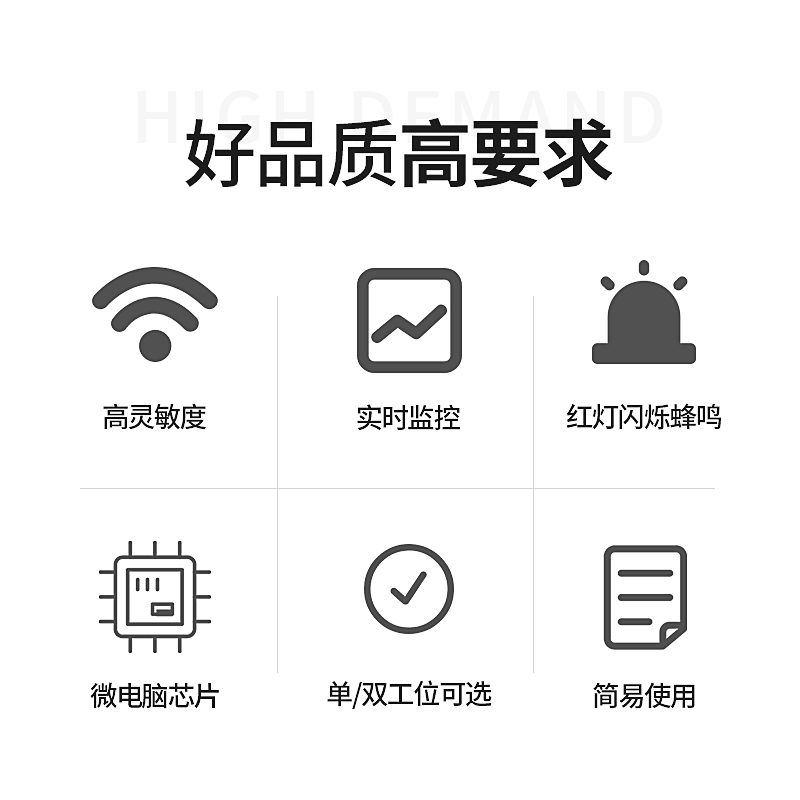 静电环报警器YR-BJQ-2A/3B/6A防静电手环手腕带在线接地监测仪器 - 图1