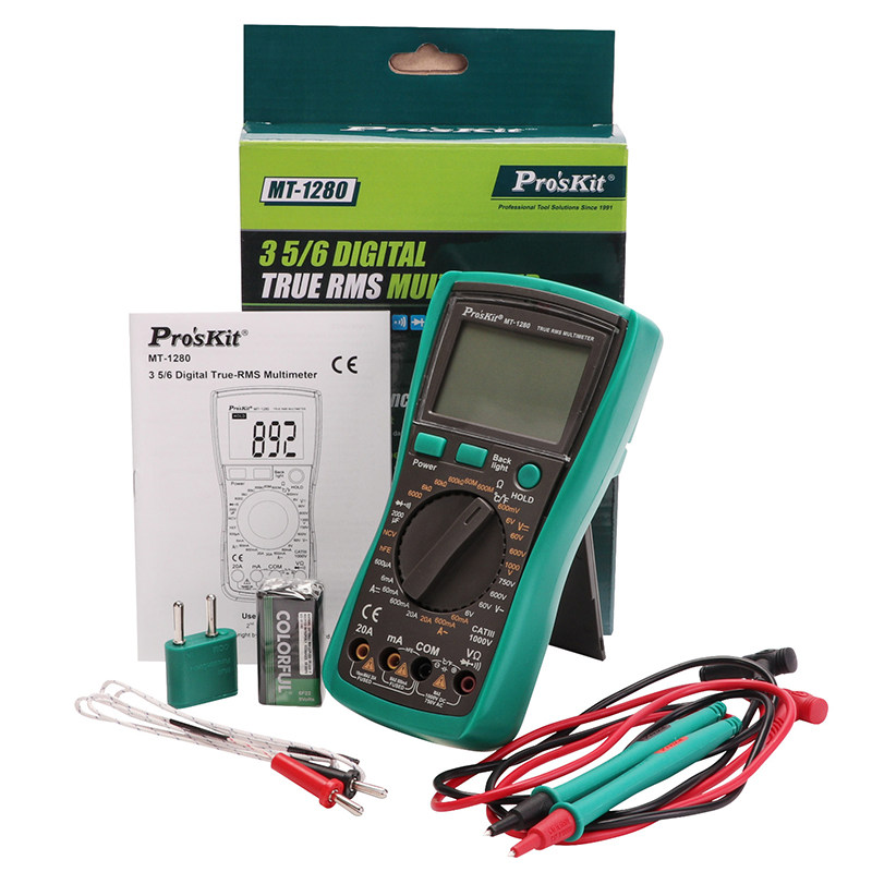 宝工mt1280高精度全自动数字万用表 亚润五金万用表