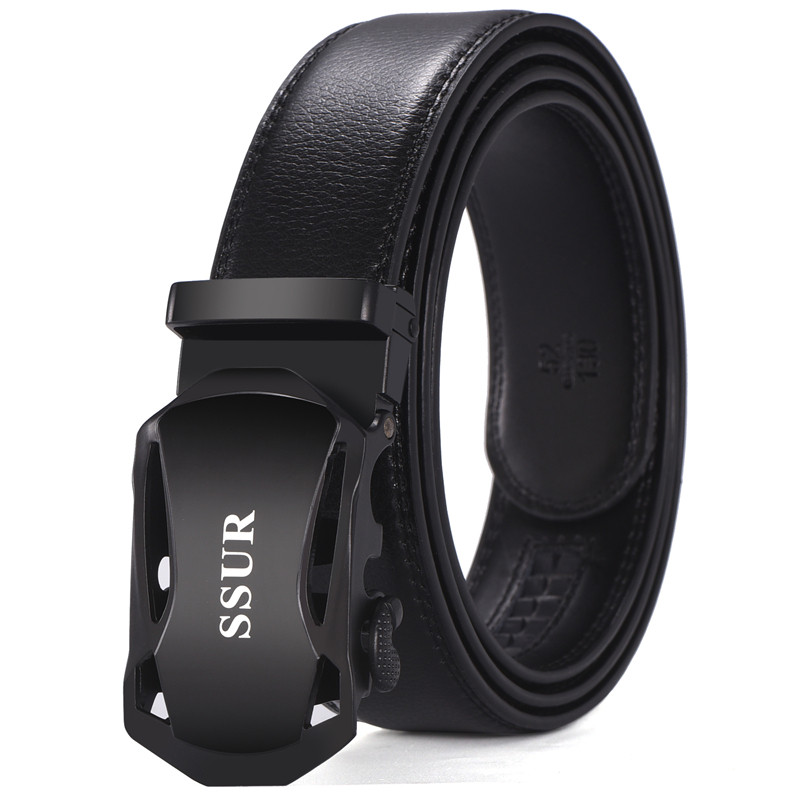 男士皮带牛皮自动扣腰带真皮官方正品2025新款高档青中年男款裤带,淘宝优惠券,粉丝福利购,淘宝优惠卷