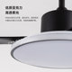 Simple ceiling fan lamp fan lamp cream style Nordic