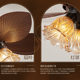Nanyang retro style ceiling fan light, eye protection, simple and flicker-free