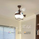 Suoyan Eye Protection Silent Fan Light Cartoon Room