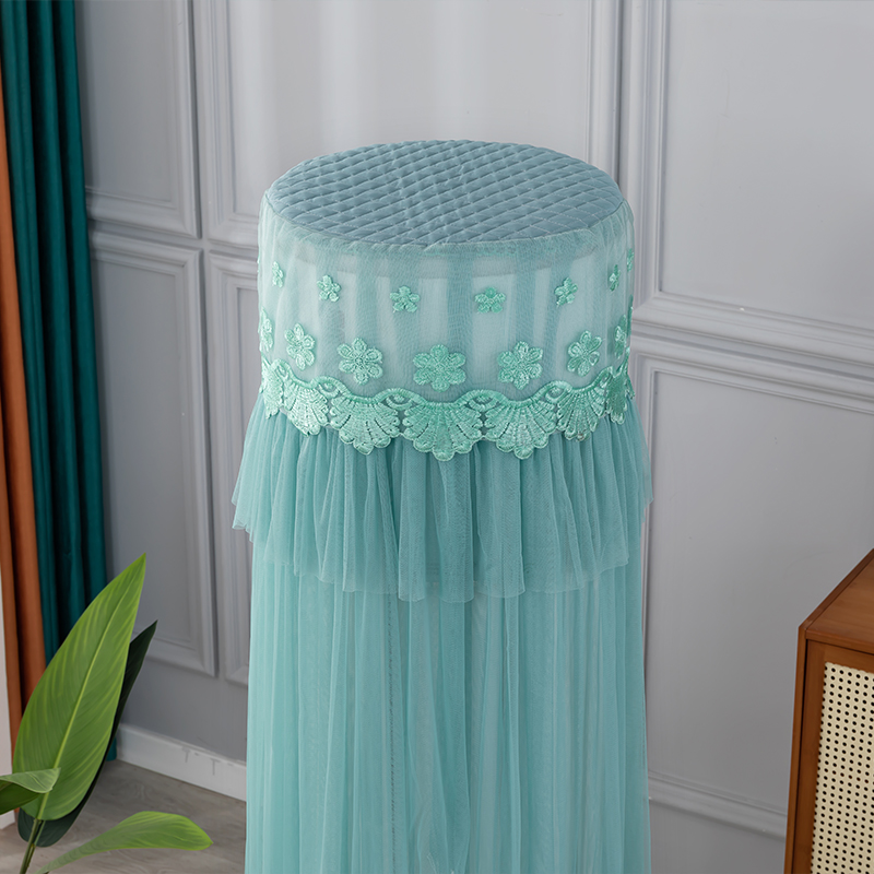 立式空调防尘罩柜机罩圆形圆柱形适用格力美的3p匹客厅盖巾空调罩 - 图2