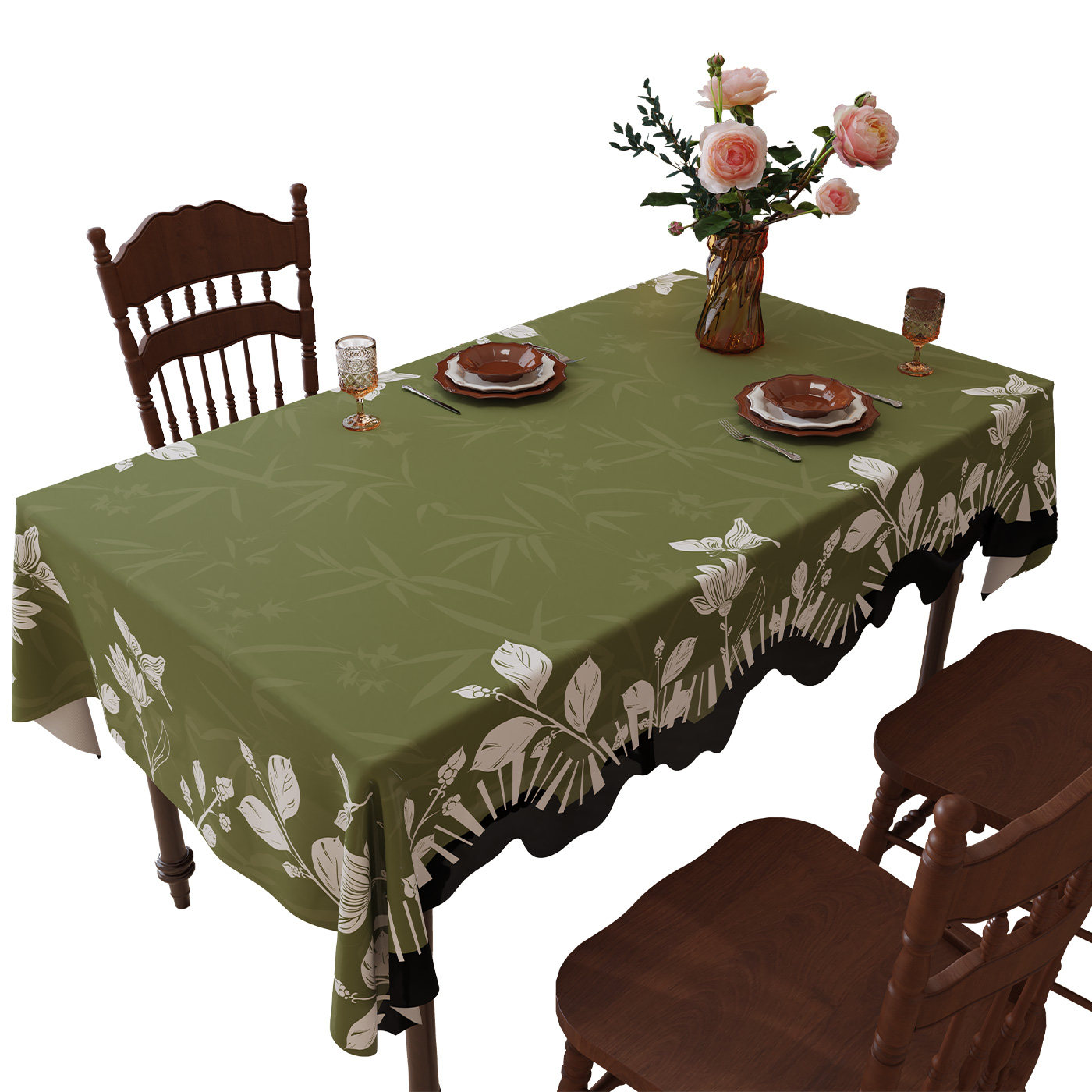 美式复古桌布防水防油免洗长方形餐桌布高级感家用客厅茶几桌垫,淘宝优惠券,粉丝福利购,淘宝优惠卷