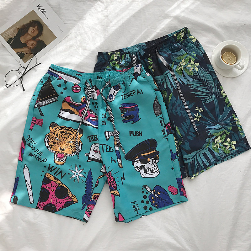 2020夏季新款沙滩裤男士潮休闲裤子 fizze休闲裤