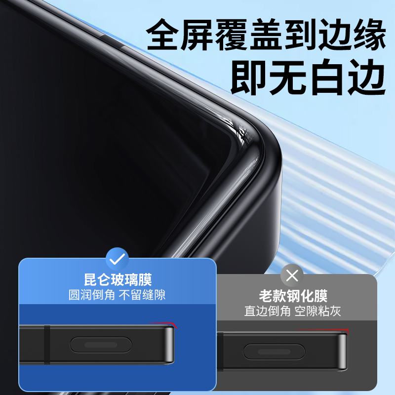 适用努比亚红魔9pro钢化膜红魔9pro+手机膜全屏覆盖磨砂膜nubia九游戏防摔防爆por超清电竞新款保护虹魔贴膜-图0