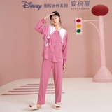 Дисней, пижама, кардиган, комплект, милый лонгслив, штаны