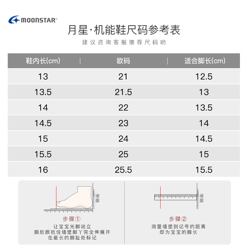 Moonstar月星1-3岁宝宝学步鞋透气小童鞋防踢防撞机能鞋儿童凉鞋 - 图2