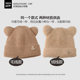 Shopping sweet and cute beanie hat for women in autumn and winter plus fleece