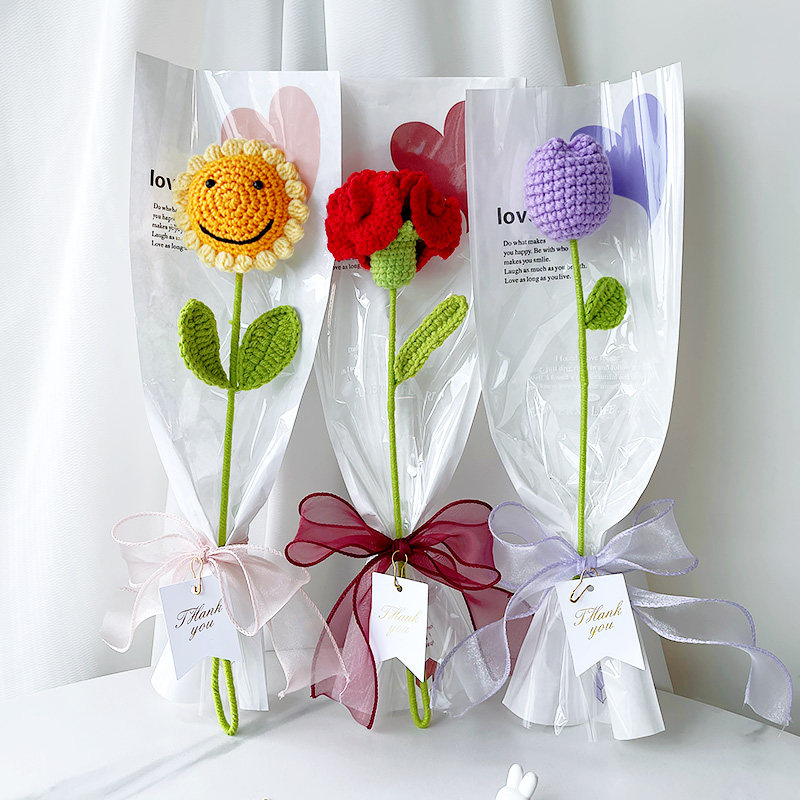 diy手工针织花束伴手礼3.8三八妇女节礼物送员工女生实用活动礼品
