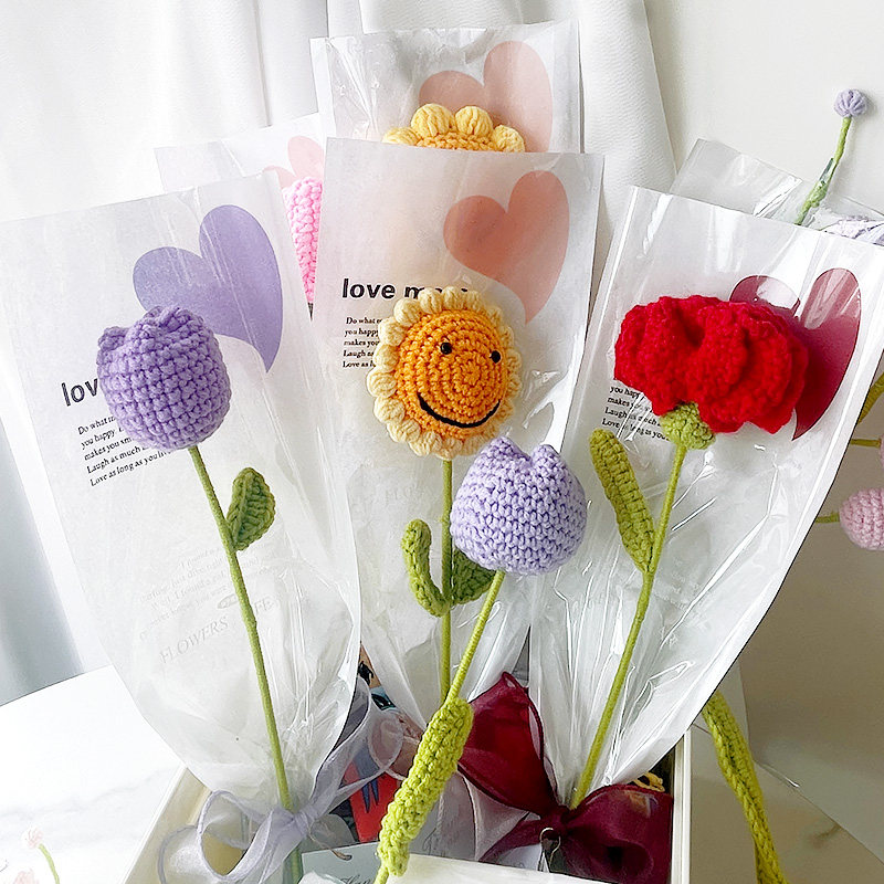 diy手工针织花束伴手礼3.8三八妇女节礼物送员工女生实用活动礼品