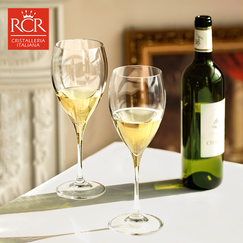 意大利RCR白葡萄酒杯家用高档红酒杯套装雷司令水晶玻璃高脚杯,淘宝优惠券,粉丝福利购,淘宝优惠卷