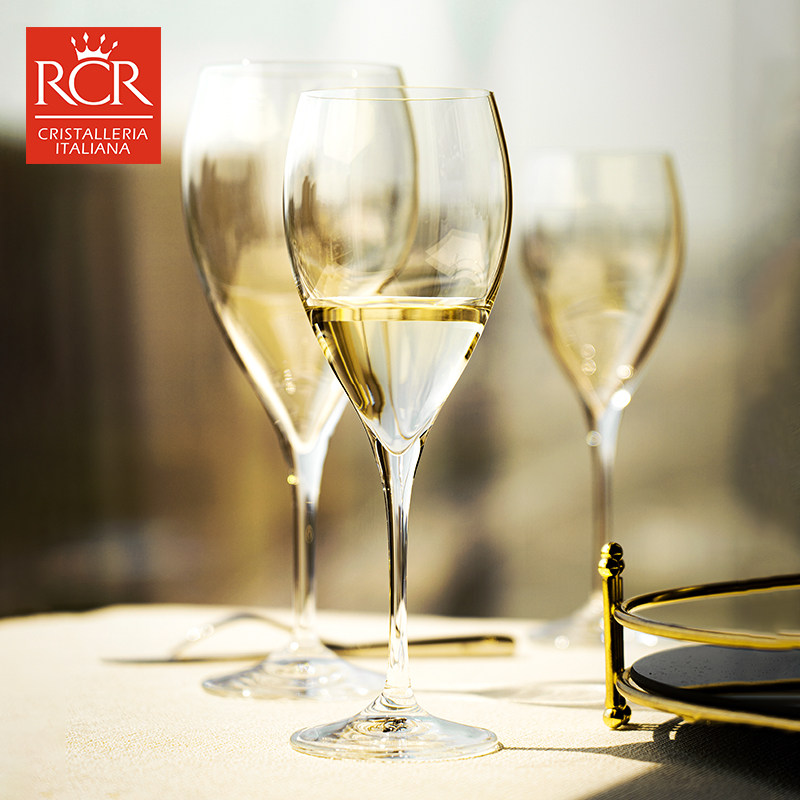 意大利RCR白葡萄酒杯家用高档红酒杯套装雷司令水晶玻璃高脚杯,淘宝优惠券,粉丝福利购,淘宝优惠卷