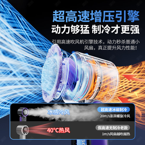 潮拍2025新款手持小风扇便携式usb迷你折叠挂脖风扇静音大风力夏天户外手拿学生宿舍桌面充电小型超长续航 - 图1