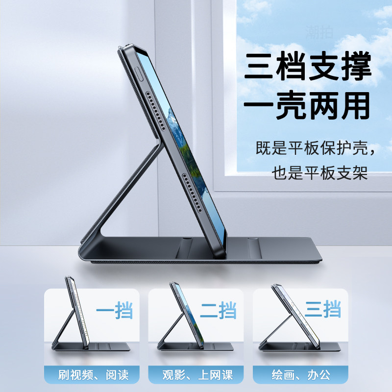 适用华为擎云C5第4代平板保护套2025新款11.5寸四代保护壳商用电脑BYD5-W10外套AL10皮套全包支架外壳钢化膜,淘宝优惠券,粉丝福利购,淘宝优惠卷