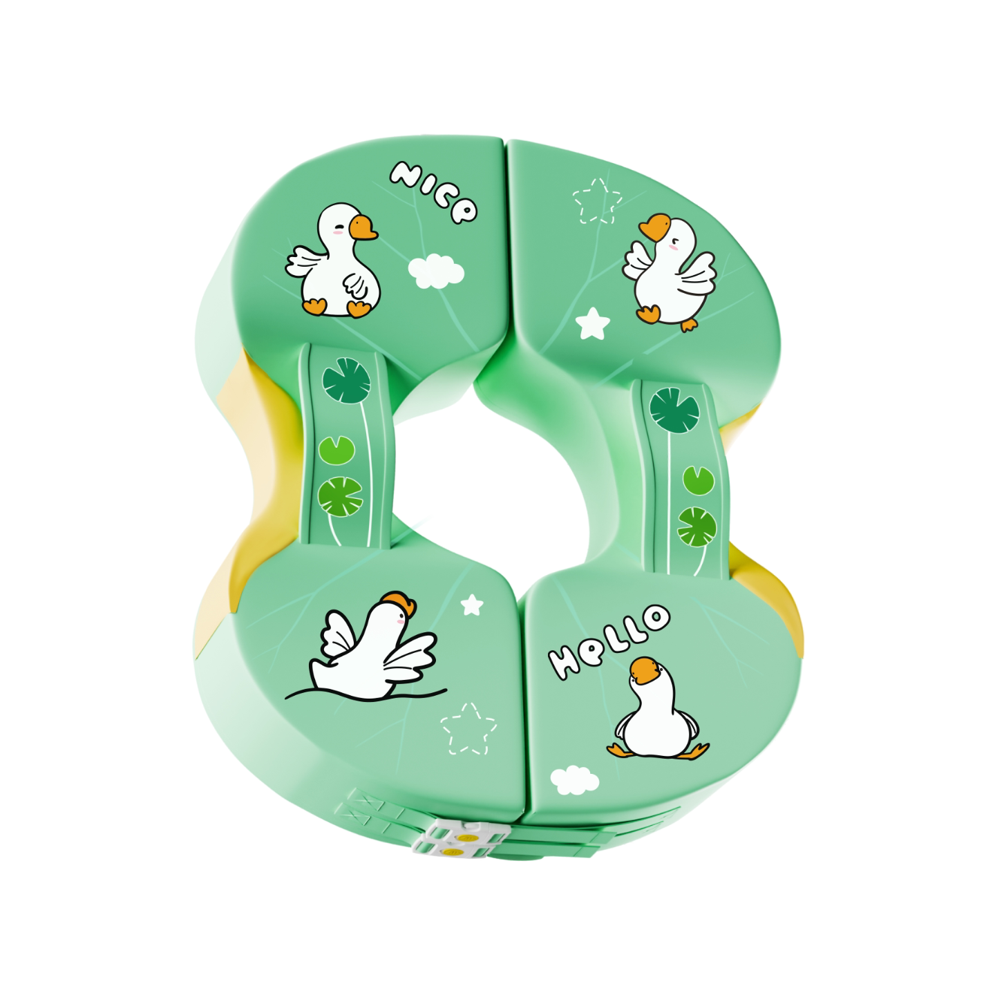 Anti-rollover swimming armpit collar for infants over 6 months old