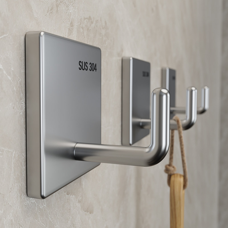 不锈钢挂钩免打孔强力粘胶承重厨房壁挂收纳浴室卫生间挂衣钩粘钩,淘宝优惠券,粉丝福利购,淘宝优惠卷