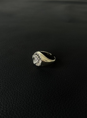 小心袖口 Vintage中世纪飞龙戒指图腾复古做旧小众开口指环配饰