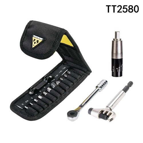 TOPEAK自行车山地车公路车修车工具便携式棘轮扳手骑行装备TT2525 - 图0