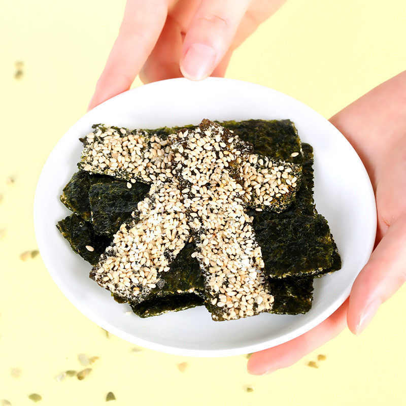 苔知趣海苔夹心脆即食芝麻夹心海苔 土斋食品海苔系列