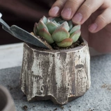 Креативный керамический маленький цветочный горшок для домашнего использования