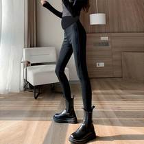 New pregnant woman pants spring and autumn outside wearing black small leggings pants spring 2023 new casual hitting underpants small subspring