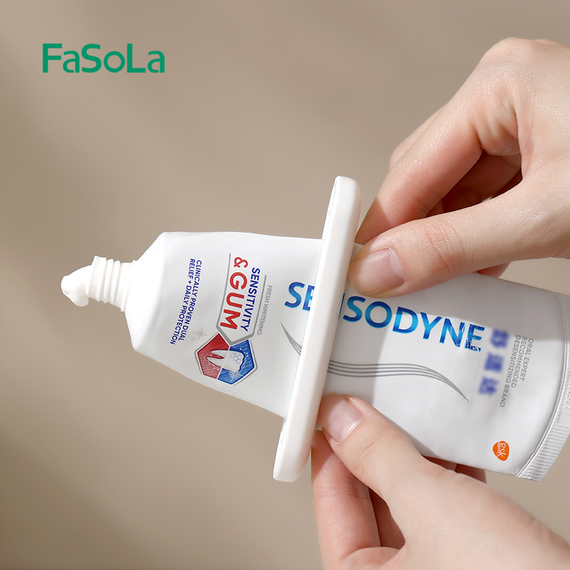 FaSoLa挤牙膏器牙膏夹子懒人洗面奶护手霜挤压器家用手动卷压器,淘宝优惠券,粉丝福利购,淘宝优惠卷