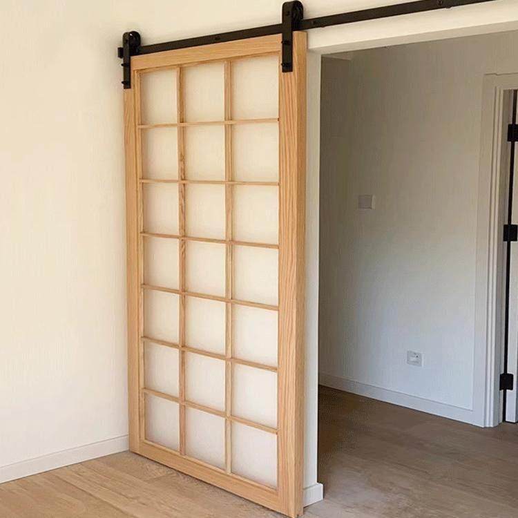 谷仓门日式拉门吊轮格子门实木隔断原木门窗幽灵门定制中式移门,淘宝优惠券,粉丝福利购,淘宝优惠卷