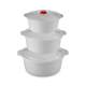 Huibo oven steaming, microwave oven special utensil steamer plastic box fresh box instant noodles bowl heated container rice
