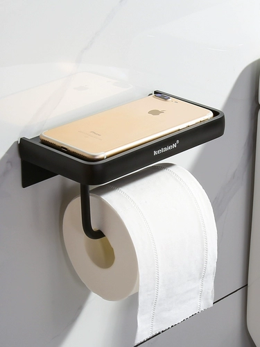 Санитарная бумажная коробочка Бесплатная стойка для туалетной бумаги, ванная комната для ванной комнаты крюк на стену висят туалетная бумага для полотенец