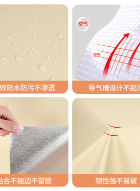 墙纸自粘家用厨房贴纸防水防潮