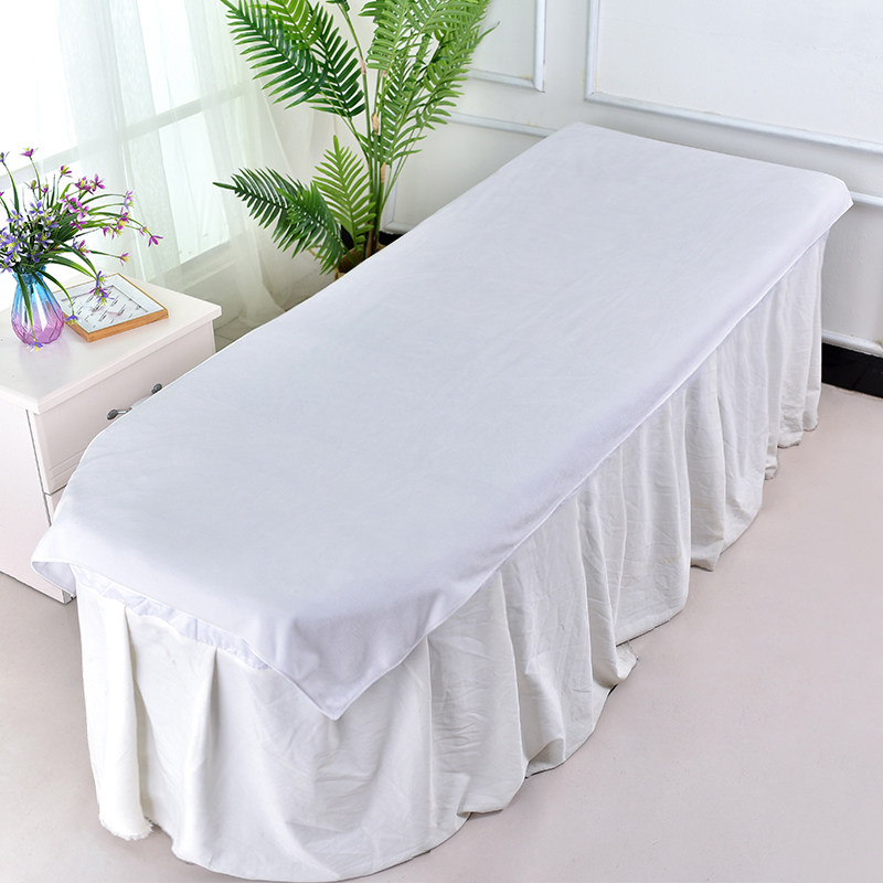 美容院浴巾按摩家用女床单铺床专用加大号毛巾纯棉吸水速干不掉毛