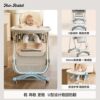 Small fur bunny dining chair rocking chair 2-in-1 0 to 6 years old