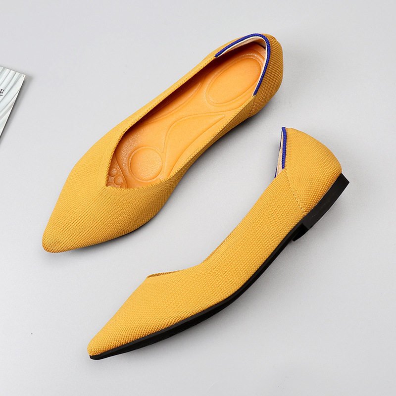 王妃同款春秋飞织单鞋豆豆40针织41外贸42平底43大码女鞋欧美瓢鞋,淘宝优惠券,粉丝福利购,淘宝优惠卷