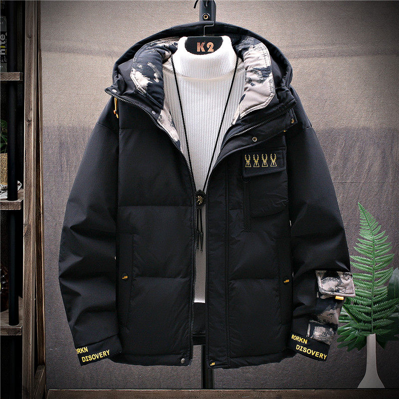 反季促销特价羽绒潮男士连帽羽绒服 悍帝羽绒服