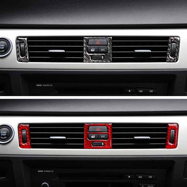 Bmw Old 3 Series E90 Modified Carbon Fiber Meter Outlet Panel Stickers E92e93 Interior Accessories Car