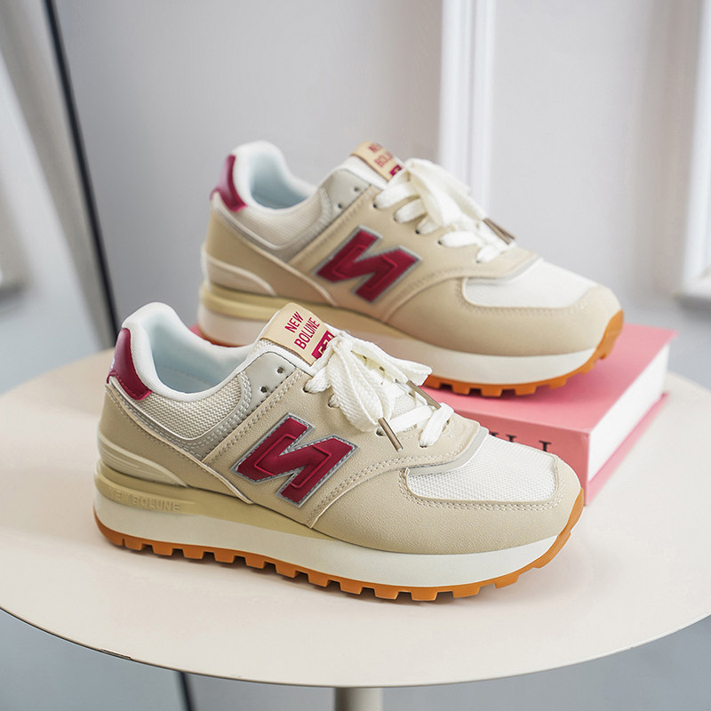 574旗舰店官方正品男鞋冬季加绒棉鞋阿甘鞋休闲运动鞋跑步老爹鞋